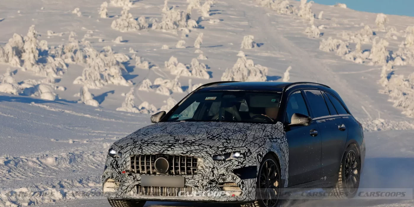 2028 Mercedes AMG C53 Wagon Spy Photo (3)